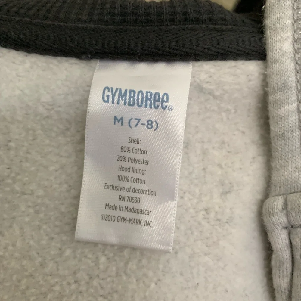 Gymboree boys hoodie zip down sweater size M 7-8